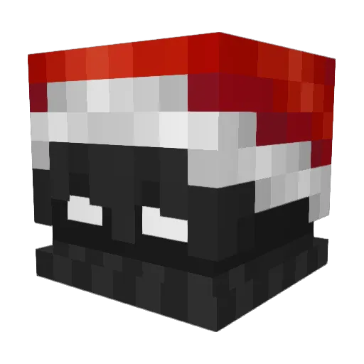 Cropiiii_ Minecraft avatar head, 3D render
