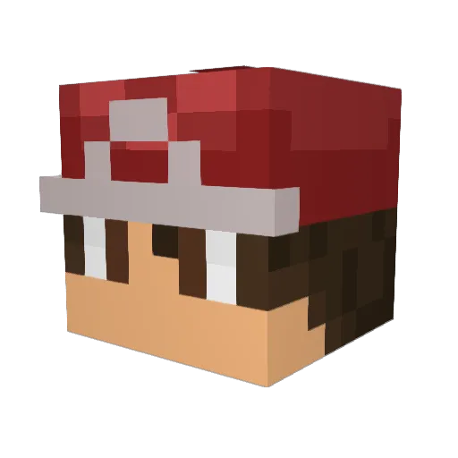 Crosa125 Minecraft avatar head, 3D render