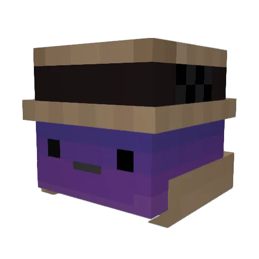 CrossSpice Minecraft avatar head, 3D render