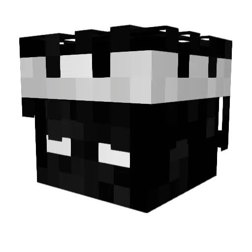 Cross_the_oreo Minecraft avatar head, 3D render