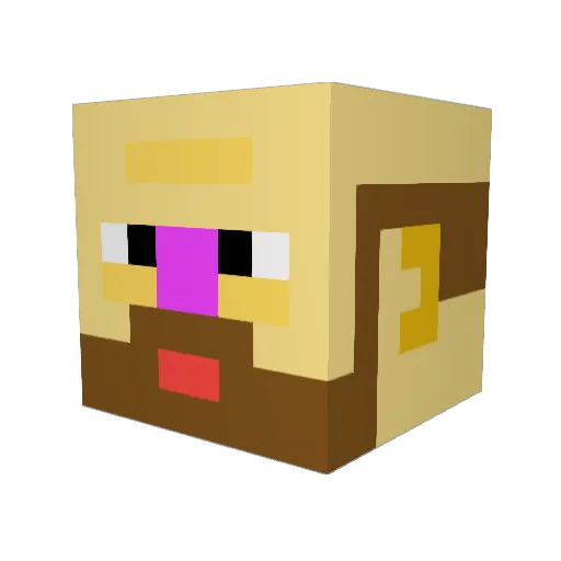 Crossbow1225 Minecraft avatar head, 3D render