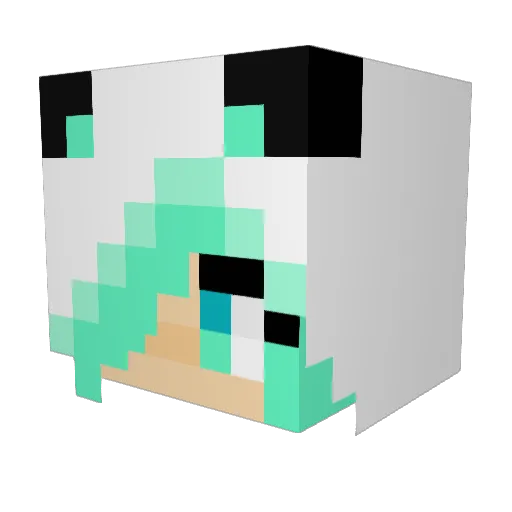 CrosscutBerry72 Minecraft avatar head, 3D render