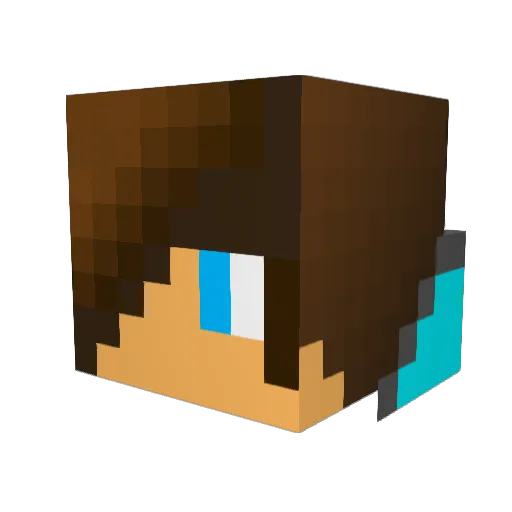 Crossfahrer2014 Minecraft avatar head, 3D render