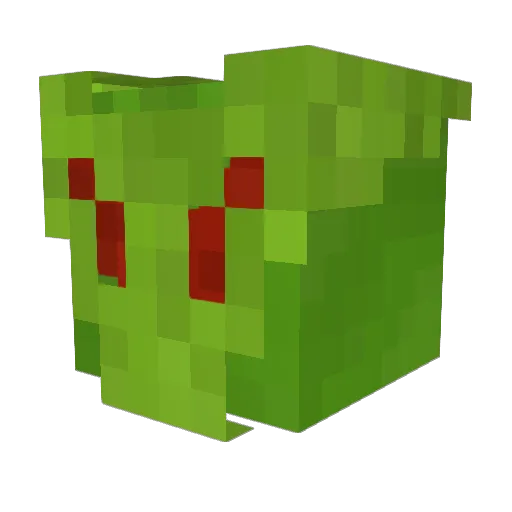 CroustiAbeille Minecraft avatar head, 3D render