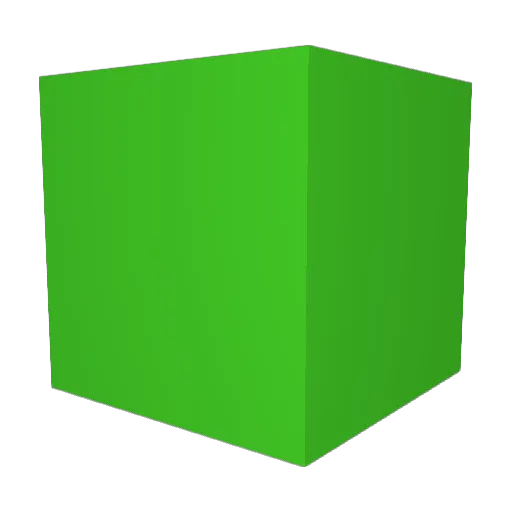 Croustipique Minecraft avatar head, 3D render