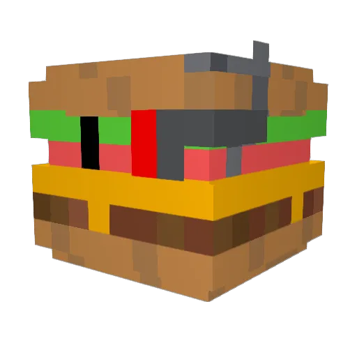 CroutonOnMyPC Minecraft avatar head, 3D render