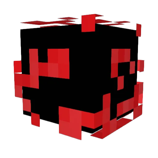 CrowBeau Minecraft avatar head, 3D render