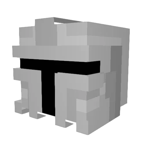 CrowKing1210 Minecraft avatar head, 3D render