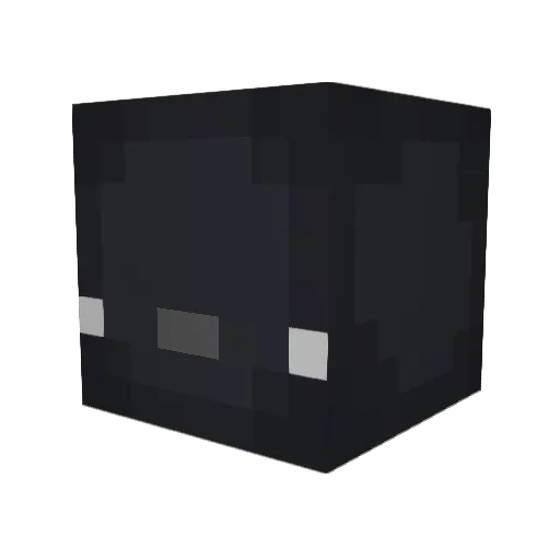 CrowShade Minecraft avatar head, 3D render