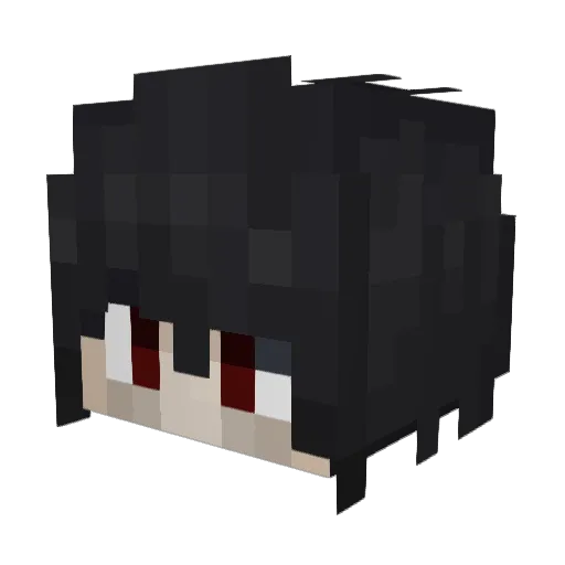 Crow_2678 Minecraft avatar head, 3D render