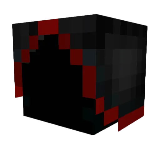 Crow_865 Minecraft avatar head, 3D render