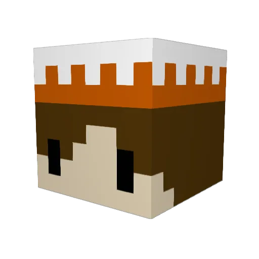 CrowellOwl Minecraft avatar head, 3D render