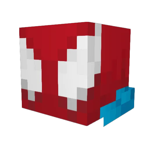Crowesy Minecraft avatar head, 3D render