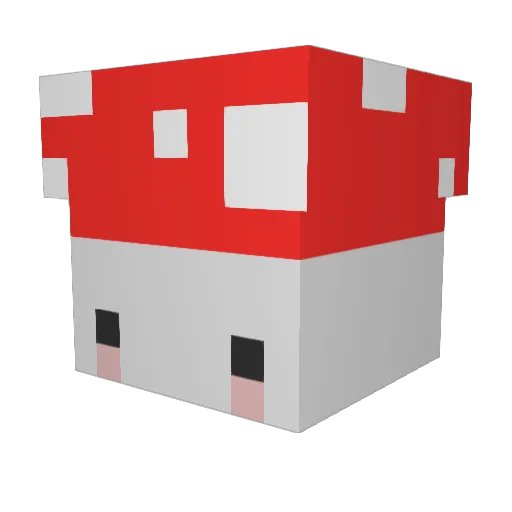 CrowleyCrow Minecraft avatar head, 3D render