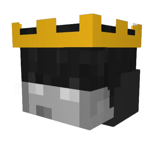 CrownOfWrath Minecraft avatar head, 3D render