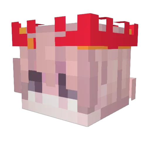 CrownThorn Minecraft avatar head, 3D render