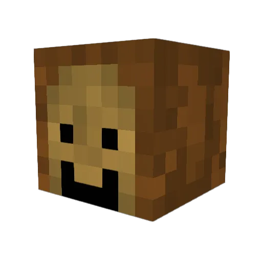 CrownVex2 Minecraft avatar head, 3D render