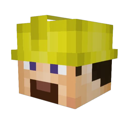 Crown_Breaker Minecraft avatar head, 3D render
