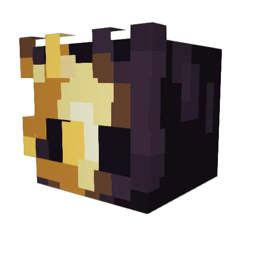 CrownedCupid Minecraft avatar head, 3D render
