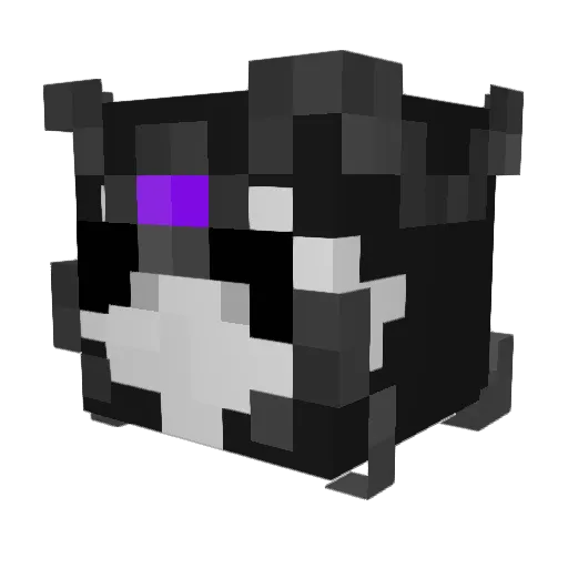 CrownyyDoc Minecraft avatar head, 3D render