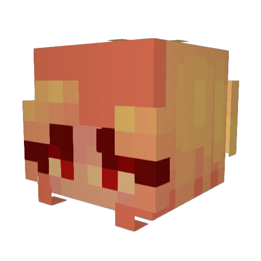 Crows_Omen Minecraft avatar head, 3D render