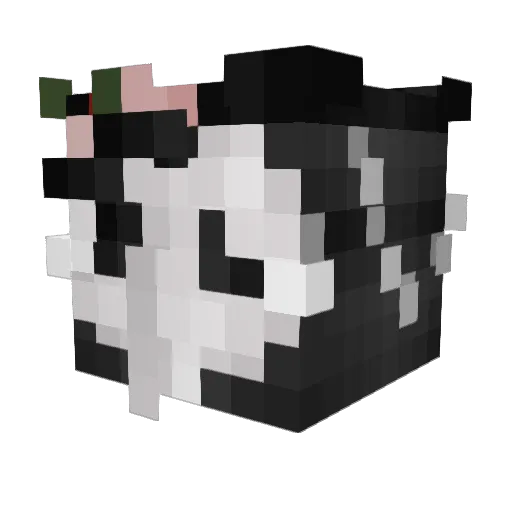 Croxsbow Minecraft avatar head, 3D render