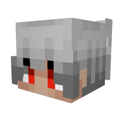 Croz_ytb Minecraft avatar head, 3D render