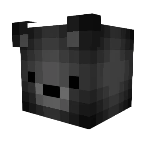 Crrumbo Minecraft avatar head, 3D render