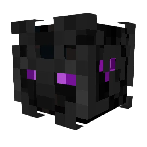 Cruader Minecraft avatar head, 3D render