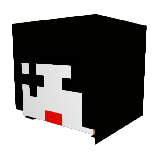 Crud_Slayer Minecraft avatar head, 3D render