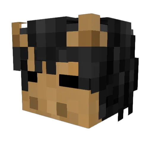 Cruell_Dvil Minecraft avatar head, 3D render