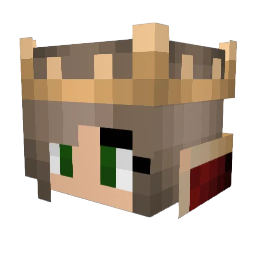 Cruella_Devill Minecraft avatar head, 3D render