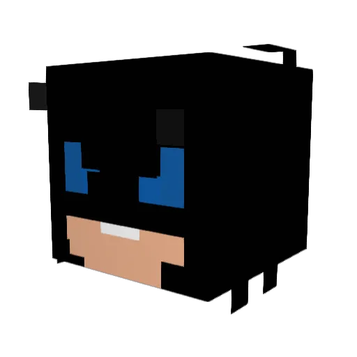 Cruise007 Minecraft avatar head, 3D render