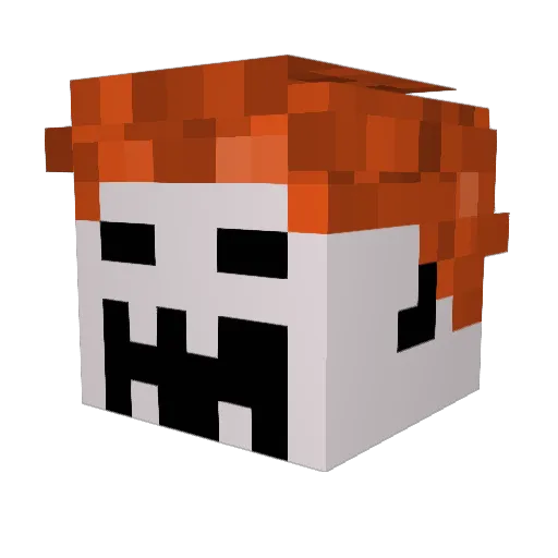 Cruizer24 Minecraft avatar head, 3D render