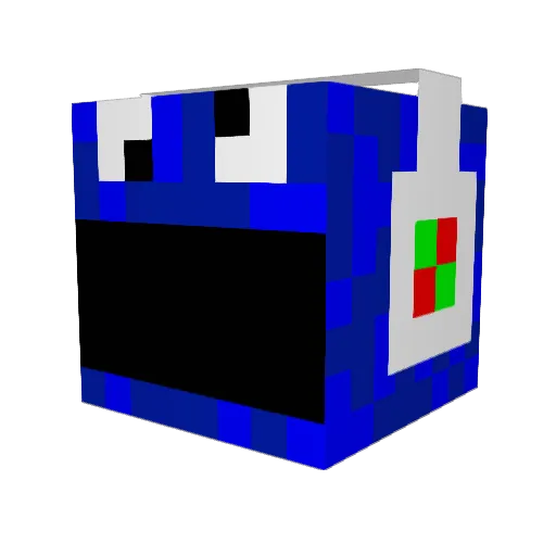 CrumbleDestroyer Minecraft avatar head, 3D render