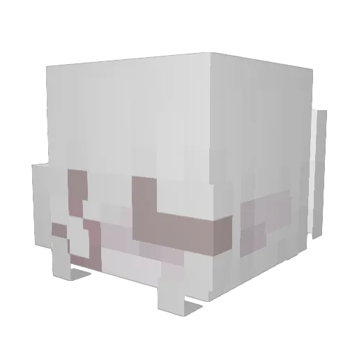 Crumble_Pie Minecraft avatar head, 3D render