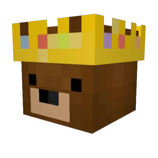 Crumbs07 Minecraft avatar head, 3D render