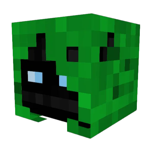 Crumbsdotpng Minecraft avatar head, 3D render