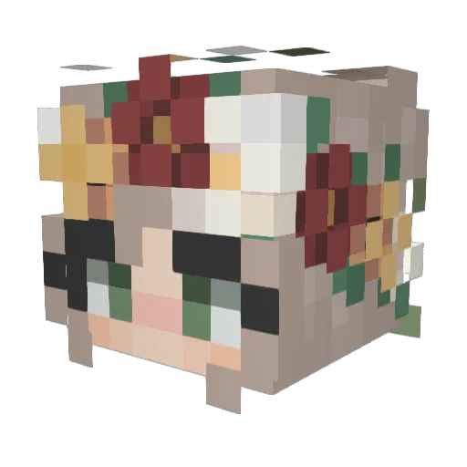 CrumpetsAndTea10 Minecraft avatar head, 3D render