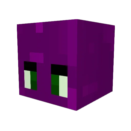 Crunch1212 Minecraft avatar head, 3D render