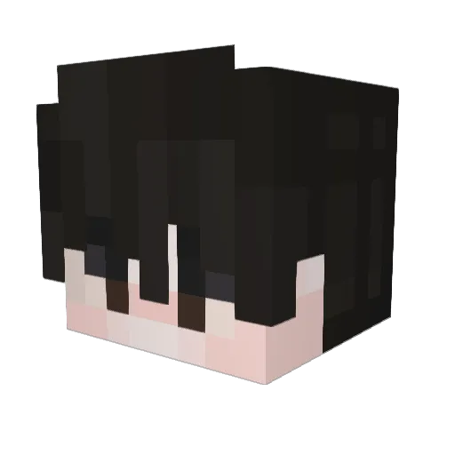 CrunchAbu Minecraft avatar head, 3D render