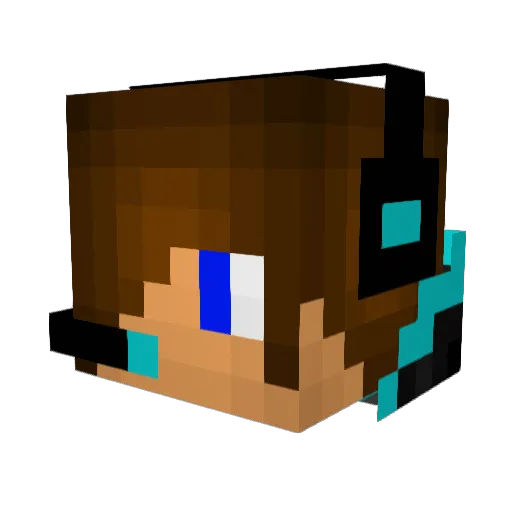 Crunchie_taco Minecraft avatar head, 3D render