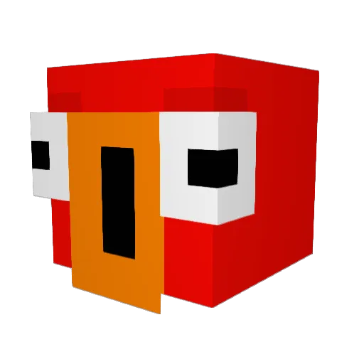 CrunchyNapkin3 Minecraft avatar head, 3D render