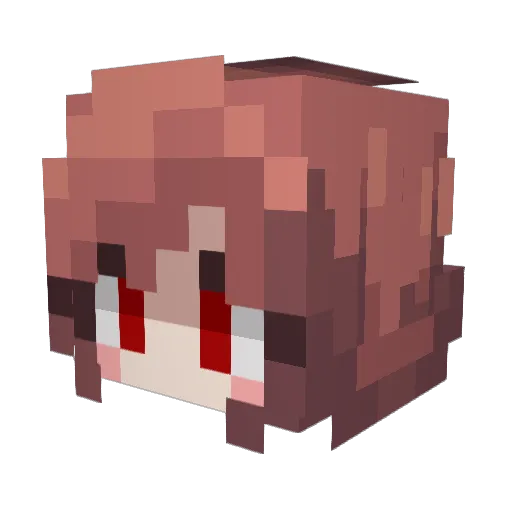CrunchySand23 Minecraft avatar head, 3D render