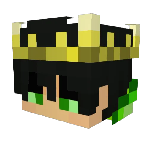 CrunchyShoes69 Minecraft avatar head, 3D render