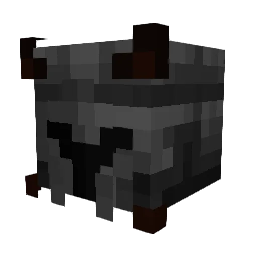 Crunchychickn Minecraft avatar head, 3D render