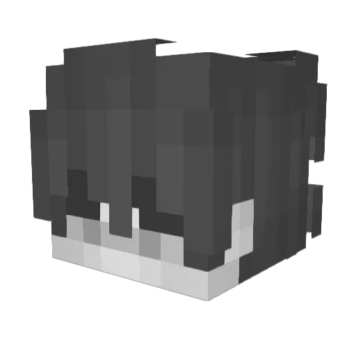 Crusader44444 Minecraft avatar head, 3D render