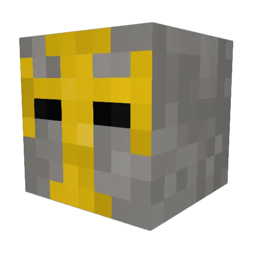 CrusaderCorey Minecraft avatar head, 3D render