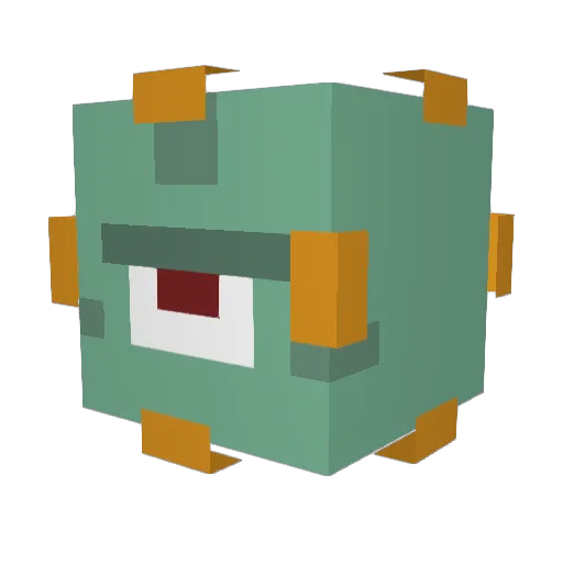 CrusaderKing333 Minecraft avatar head, 3D render