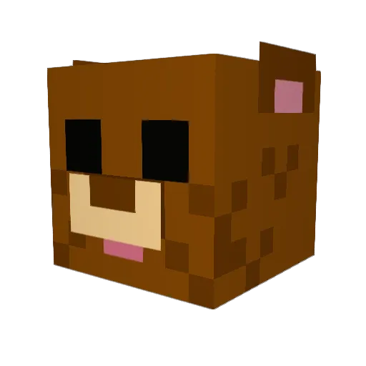 CrushedBac0n Minecraft avatar head, 3D render
